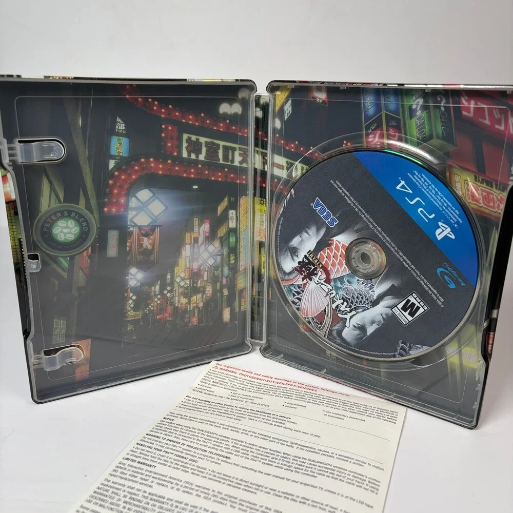 Yakuza Kiwami Steelbook Edition PS4 Video Game Action Adventure SEGA